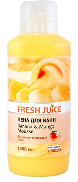Fresh Juice Пена для ванн Банан&Манговый мусс 1 л