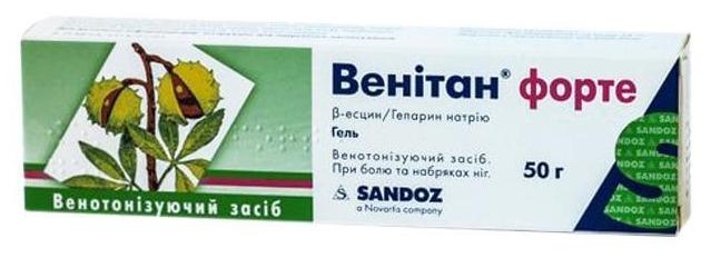 Венитан форте гель 50 г
