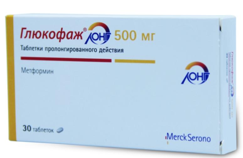 Глюкофаж таб. 500 мг: 30 шт.