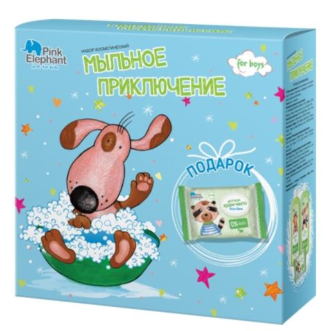 PE Набор "Мыльное приключение" (for boys) (гель-мыло 250 мл+мыльные пузыри)