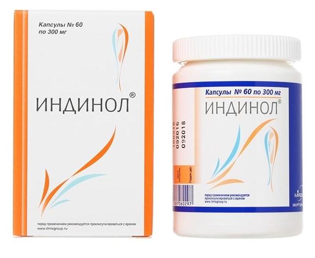 Индинол капс. 300мг N60 (Р) (ПТ)
