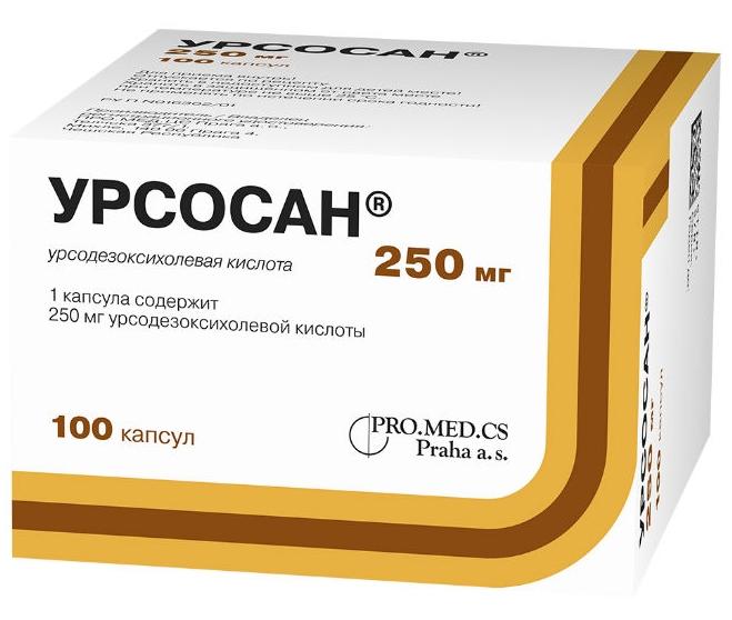 Урсосан капс. 250мг N100 (Р)#