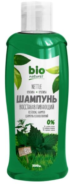 BioNat Шампунь Крапива восстанавливающая для всех типов волос 1 л