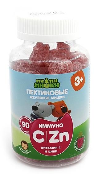 Ми-ми-мишки Иммуно Витамин С+Цинк Виноград таб. №90