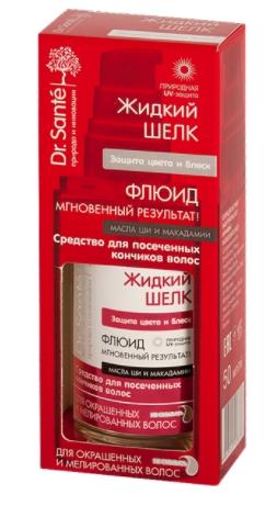 Dr. Sante Жидкий Шелк Флюид Защита цвета и блеск для окрашенных и мелированных волос 50 мл