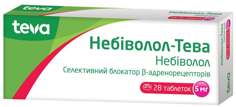 Небиволол-Тева таб. 5мг N 28 (Р)