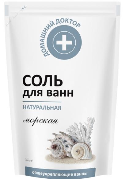 Домашний Доктор Соль морская натуральная дой-пак 500 г