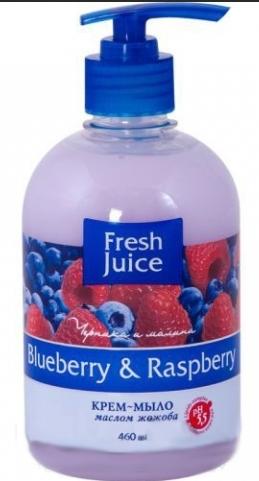 Fresh Juice Крем-мыло Черника-Малина 460 мл