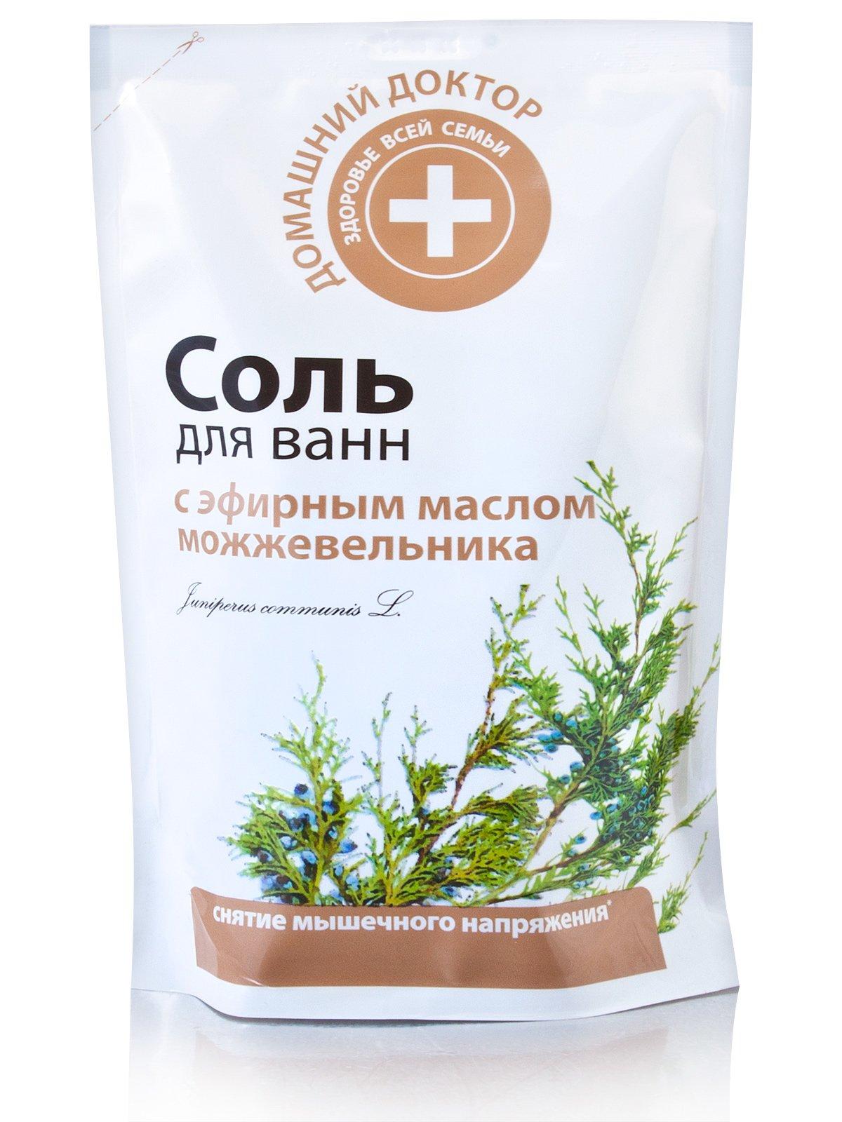 Домашний Доктор Соль для ванн с можжевельником 500г