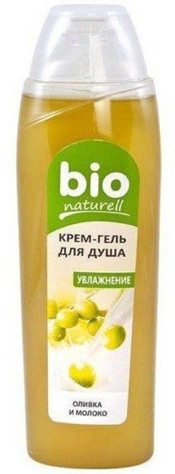 BioNat Крем-гель для душа Оливка и молоко 500 мл