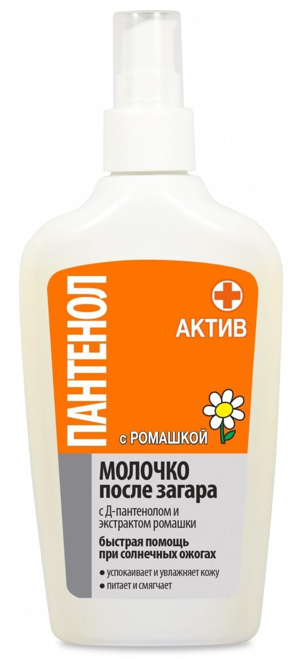Лето!Пантенол Актив Молочко п/загара 200мл (ромаш.) (Ф319) (Р)
