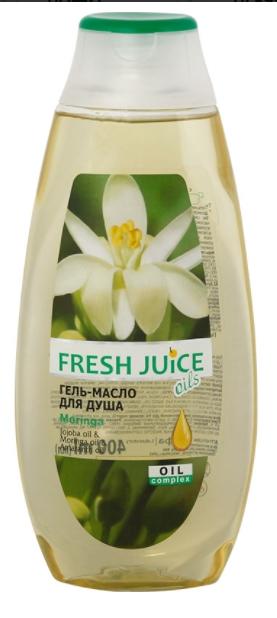 Fresh Juice Гель-масло для душа Moringa 400 мл