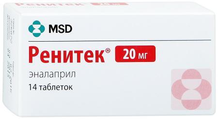 Ренитек таб.20мг N14 (Р)#