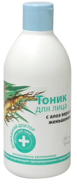 Домашний Доктор Тоник Алоэ вера и женьшень 300 мл