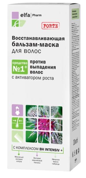 Elfa Pharm Восстанавливающий бальзам-маска для волос против выпадения 200 мл