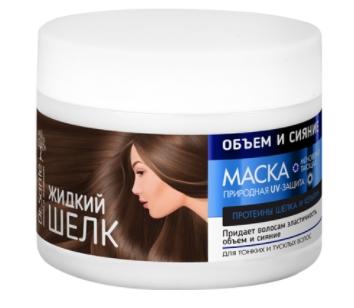 Dr. Sante Жидкий Шелк Маска Объем и сияние для тонких и тусклых волос 300 мл