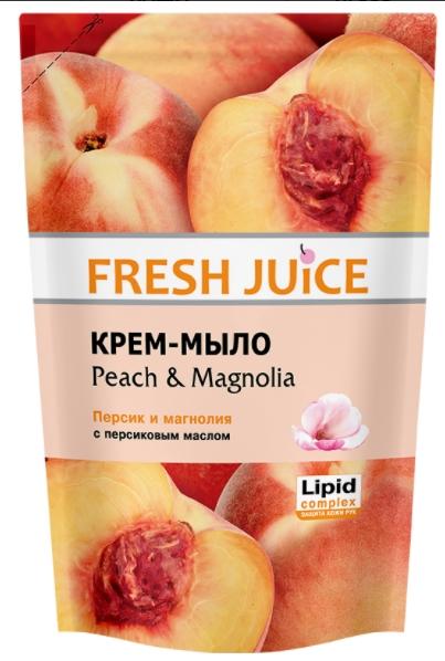 FJ Кр.-мыло Персик&Магнолия 460мл (дой-пак)