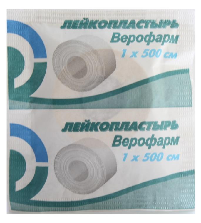 Пластырь Верофарм 1х500см контур.уп.(Р)