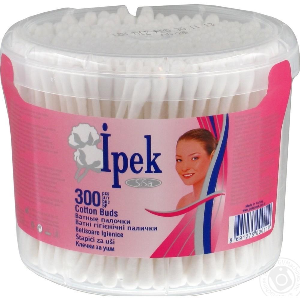 Палочки ватные Ipek N300 бан. (Р)