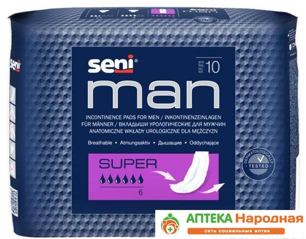 Пр.урол. Seni  Man Super N 10 (Р)