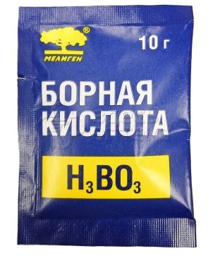 Борная кислота 10г пор. косм.ср-во (Р) (Мелиген)