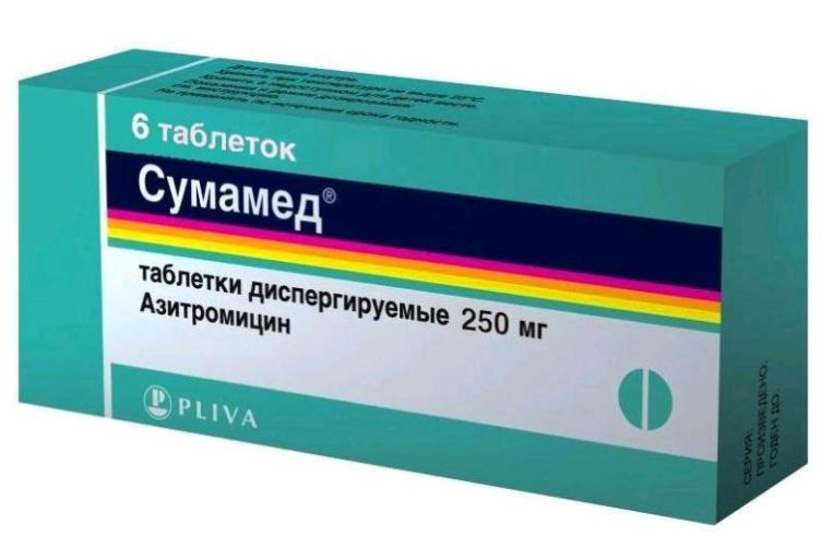 Сумамед таб. 250 мг: 6 шт.