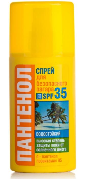Спрей Пантенол для безопасного загара SPF35 95 мл