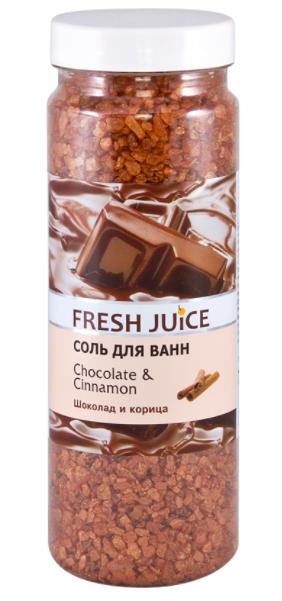 Fresh Juice Соль для ванн Шоколад&Корица 700 г