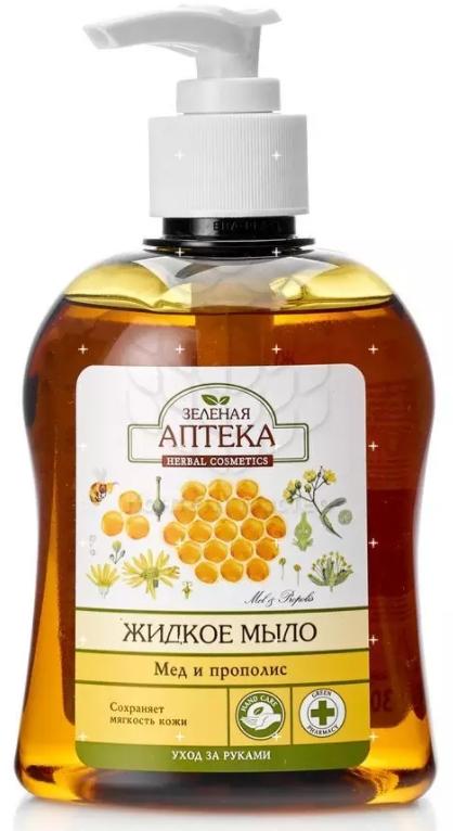 Зеленая Аптека Мыло жидкое Мед-Прополис 300мл