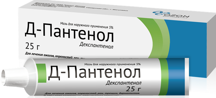 Д-Пантенол мазь 5% 25г (Р) Озон