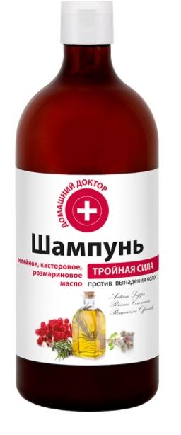 ДД Шампунь тройная сила 1л репей.кастор.розмар.масло