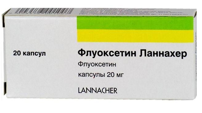 Флуоксетин Ланнах. капс. 20мг N20 (Р)#
