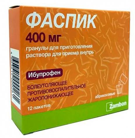 Фаспик гран.д/р-ра 400мг пак. N12 абрик. (Р)#