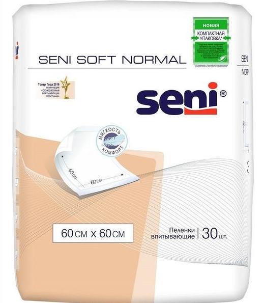 Пеленка Seni Soft Normal 60х60 N 30 (Р)