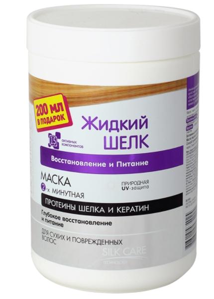 Dr. Sante Жидкий Шелк Маска Восстановление и питание для сухих и поврежденных волос 1000 мл