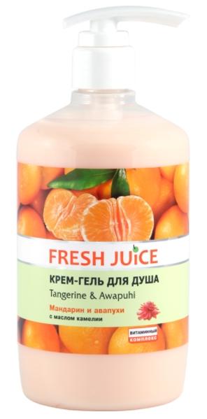 Fresh Juice Крем-гель для душа Tangerine & Awapuhi 750 мл