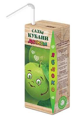 Сады Кубани Нектар яблочный 200мл