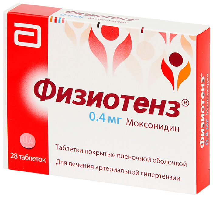 Физиотенз таб. п/о 0.4мг N 28 (Р)#