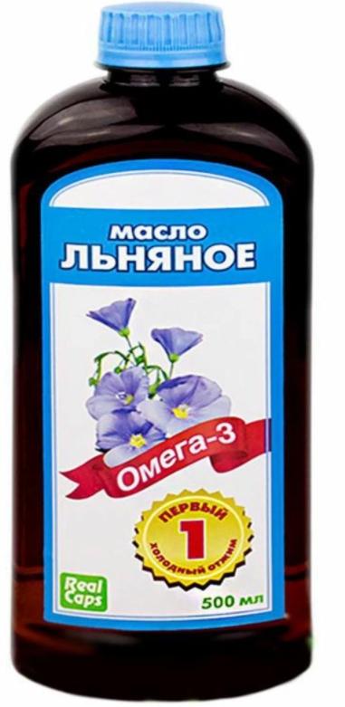 Масло льняное перв.холод.отжим 500мл (Р) (ПТ)