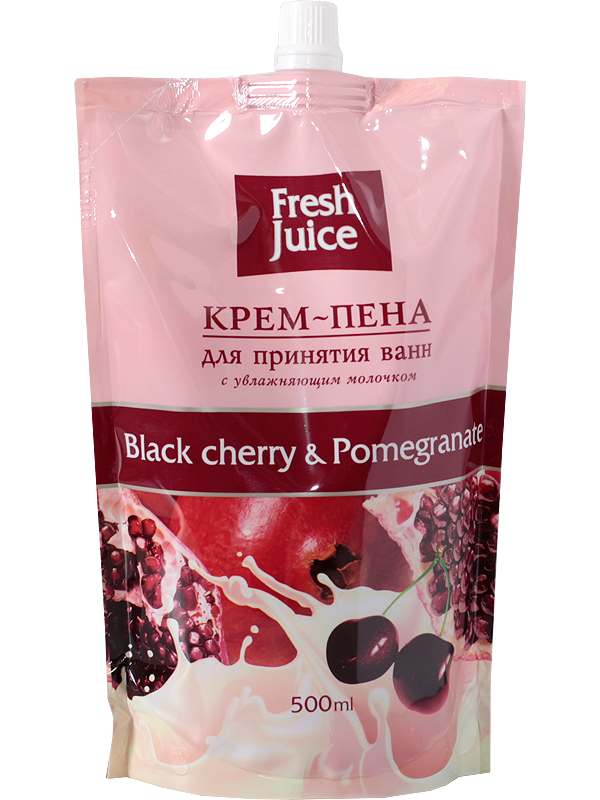 Fresh Juice Крем-пена для ванн Черешня-Гранат 500 мл