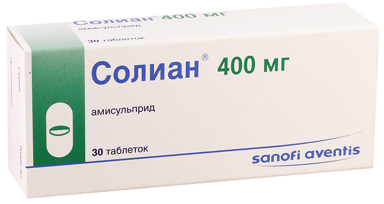 Солиан таб. 400мг N30 (Р)