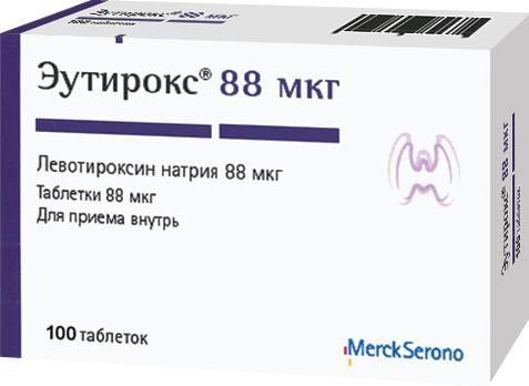 Эутирокс таб. 88мкг N 100 (Р)#