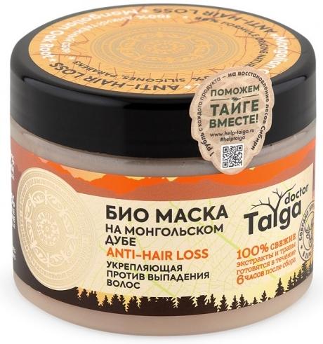Натура Сиберика Доктор Тайга Био маска ANTI-HAIR LOSS укрепляющая против выпадения волос 300 мл