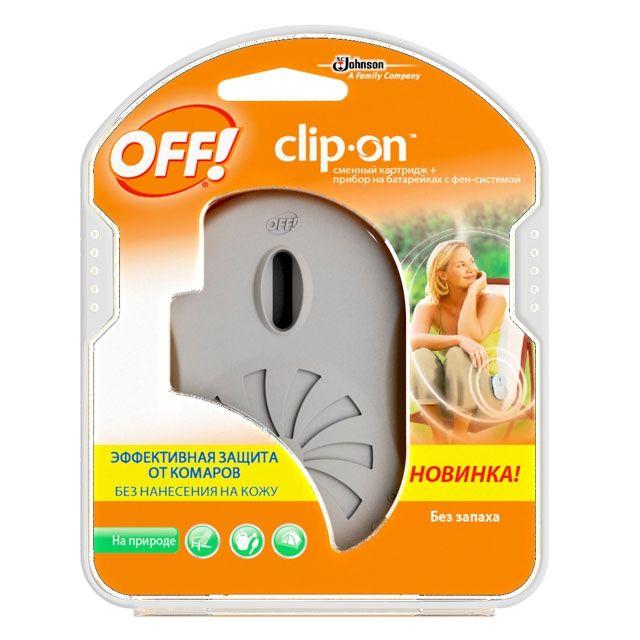 OFF! Прибор против комаров Clip On с фен-системой