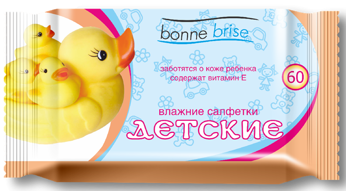 Салфетка вл. "Bonne Brise" детск. N60 (Р)