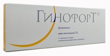 Гинофорт крем ваг. 2% 5г (Р)