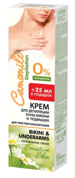 Camomile Depilation Крем для депиляции зоны бикини и подмышек 125 мл