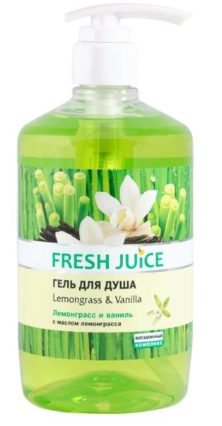 Fresh Juice Крем-гель для душа Lemongrass & Vanilla 750 мл