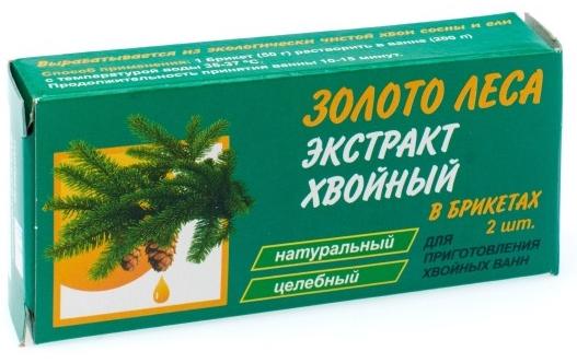 Хвойный экстракт брикеты 50 г: 2 шт.