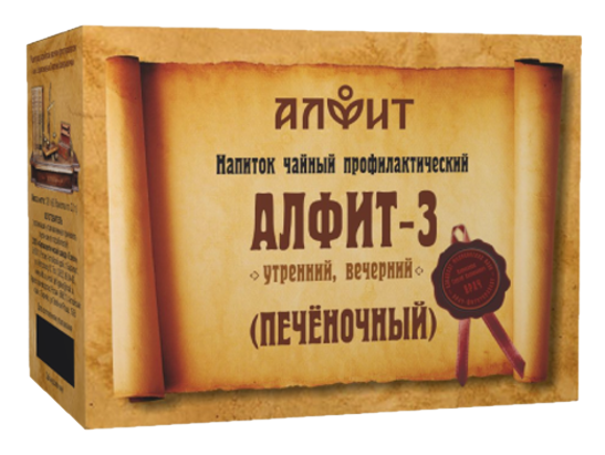 Фитосбор Алфит 3 (печеночный) 2г N60 (утро-вечер) (Р) (ПТ)
